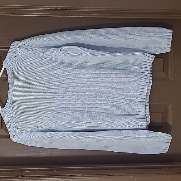 ❤️Gap light blue crewneck cotton sweater pullover - Picture 4 of 4